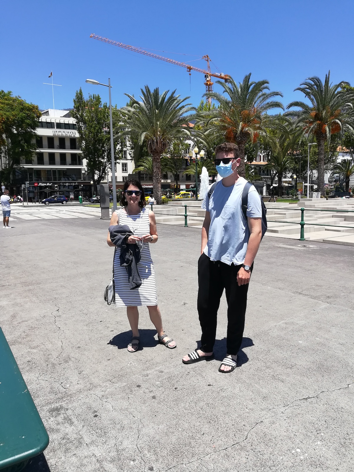 Thomas fotografiert die Überführungscrew